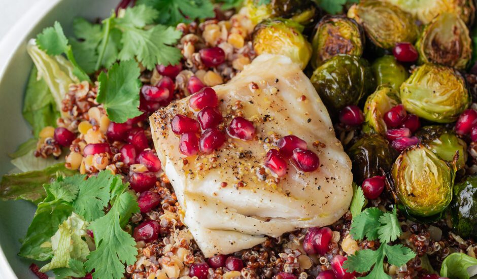 Honey Glazed Alaska Cod Bowl