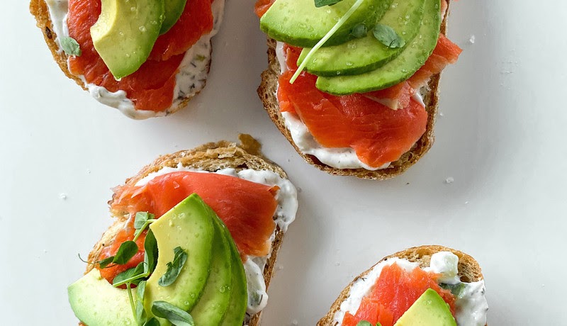 Wild Alaska Smoked Salmon Tartines