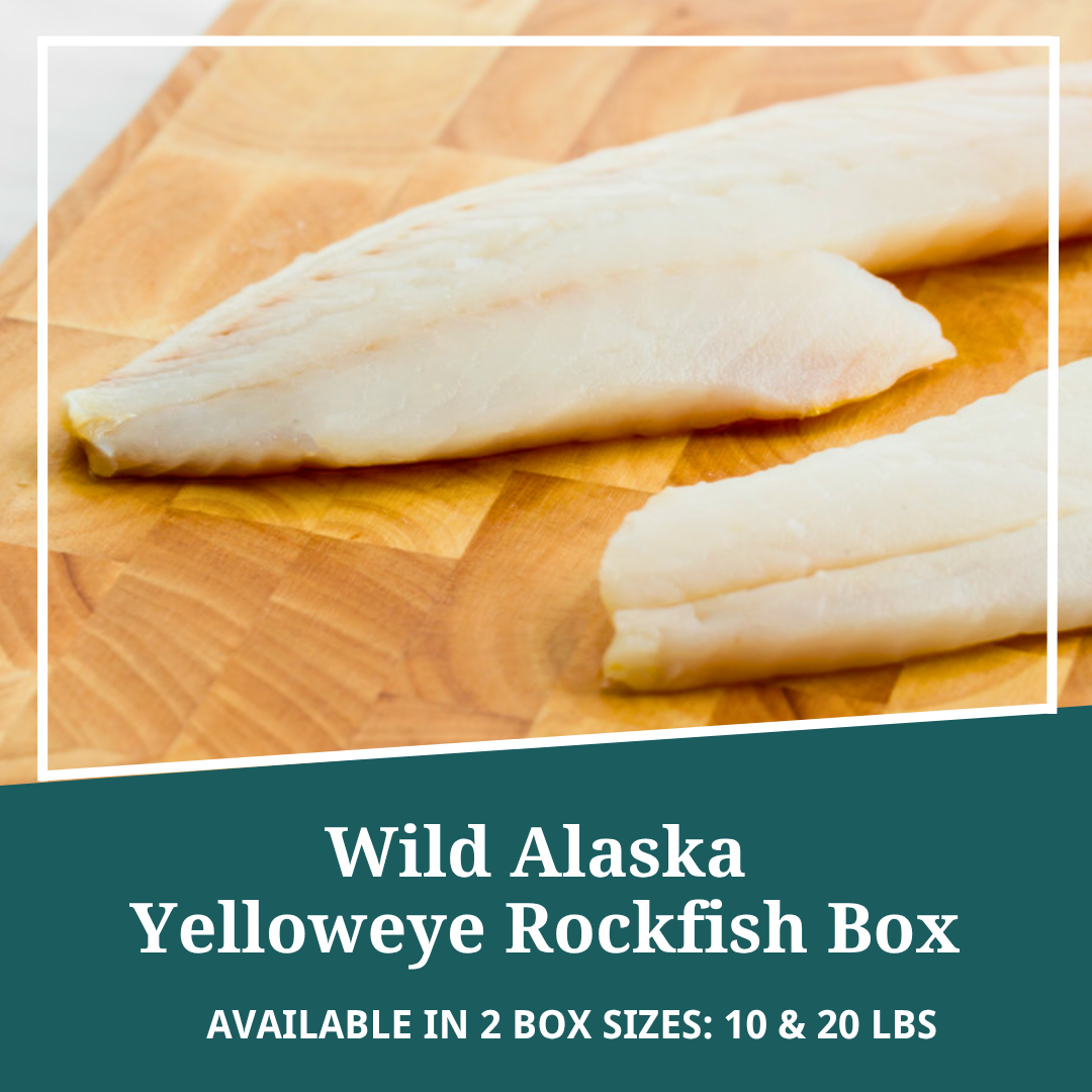 Wild Alaska Yelloweye Rockfish Box