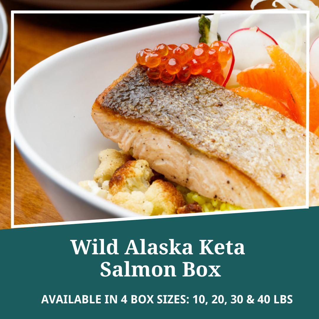 Wild Alaska Keta Salmon Box