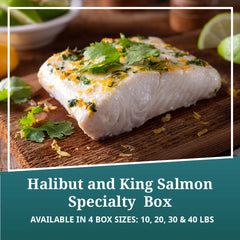 Halibut and King Salmon Specialty Box