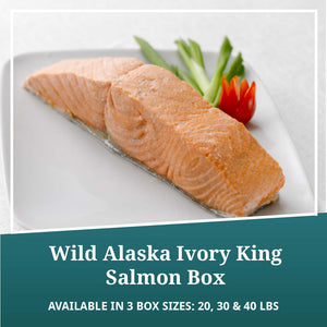 Wild Alaska Ivory King Salmon Box