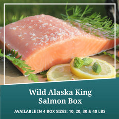 Wild Alaska King Salmon Box