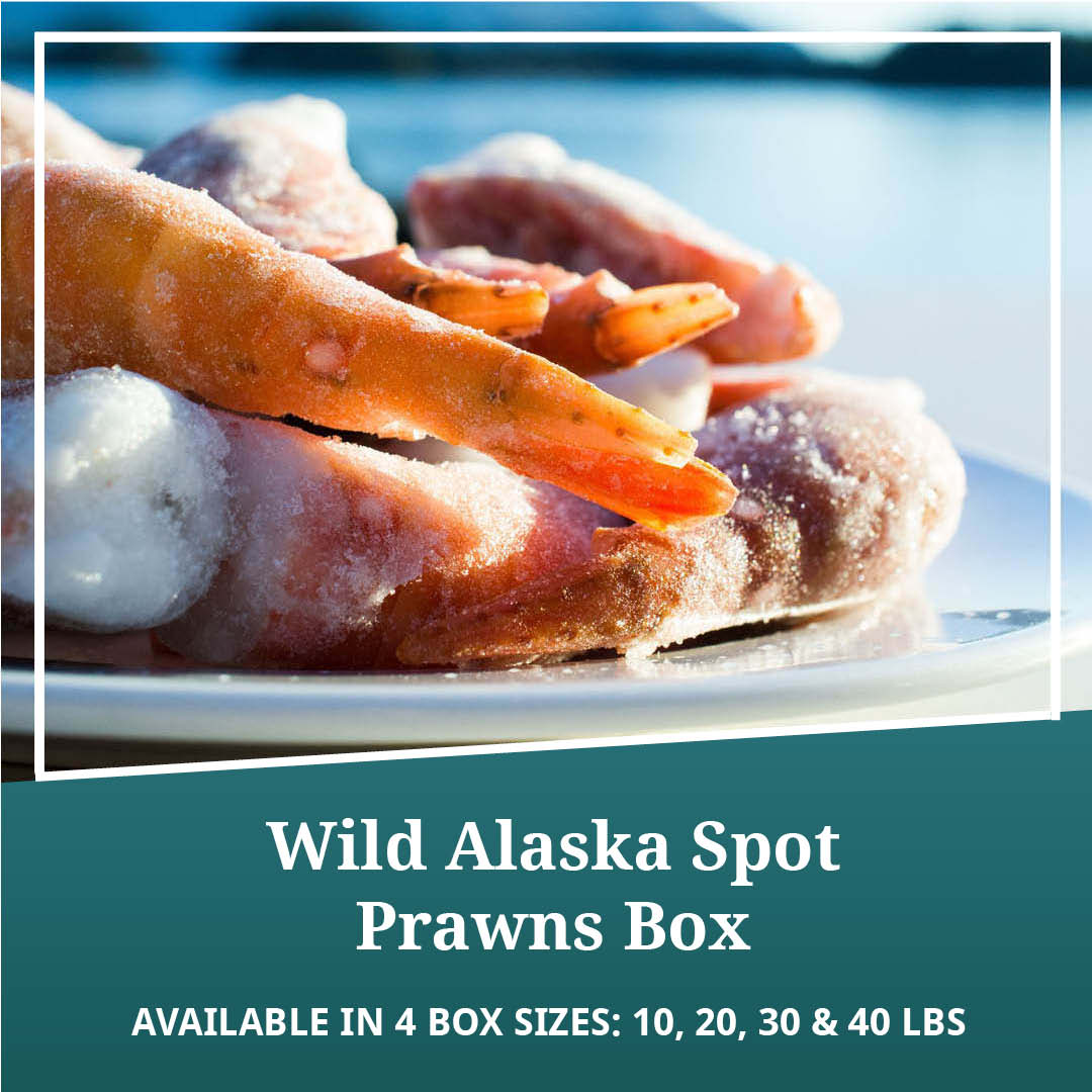 Wild Alaska Spot Prawns Box