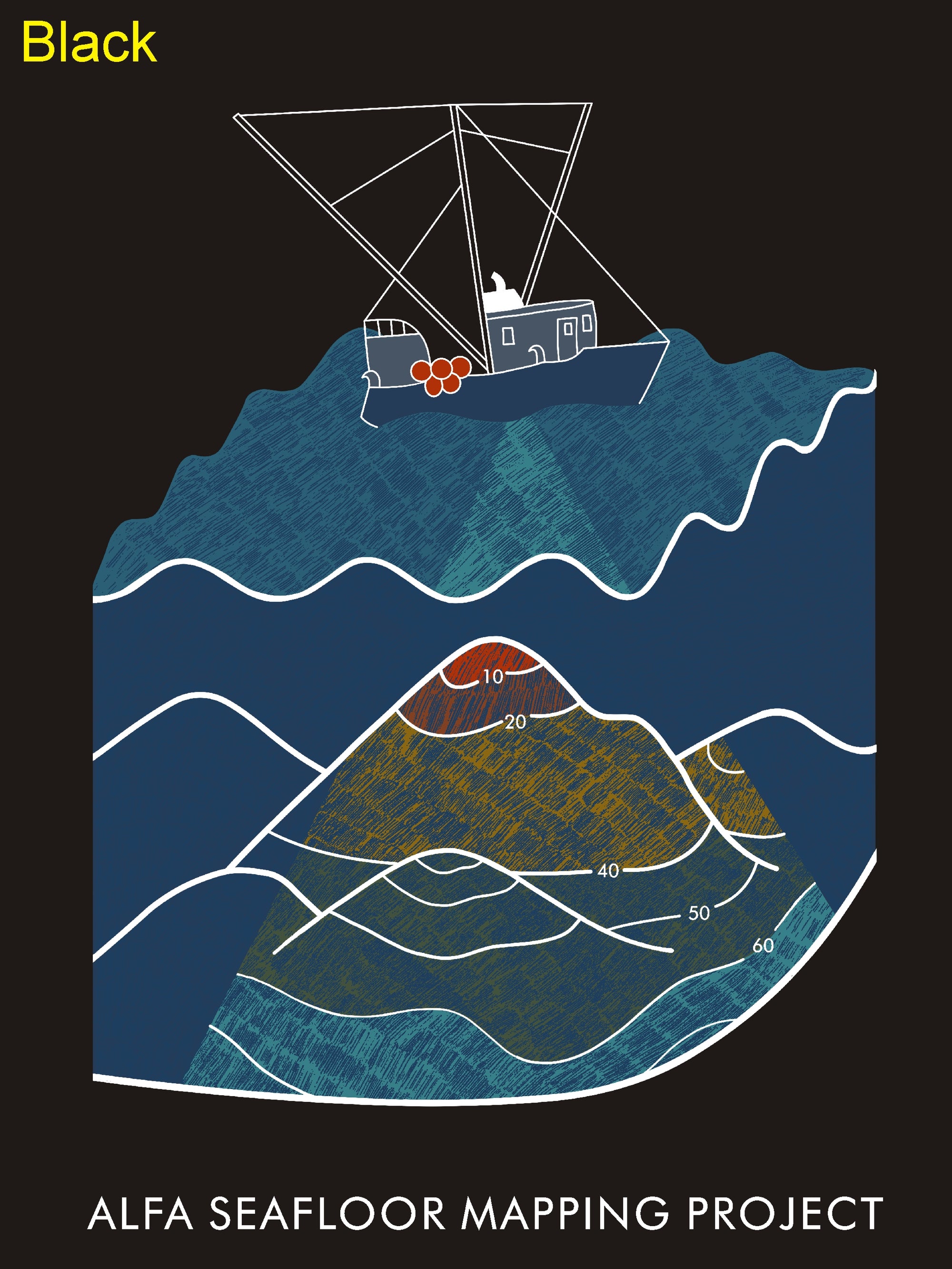 Women's Seafloor Mapping Short Sleeve Shirt