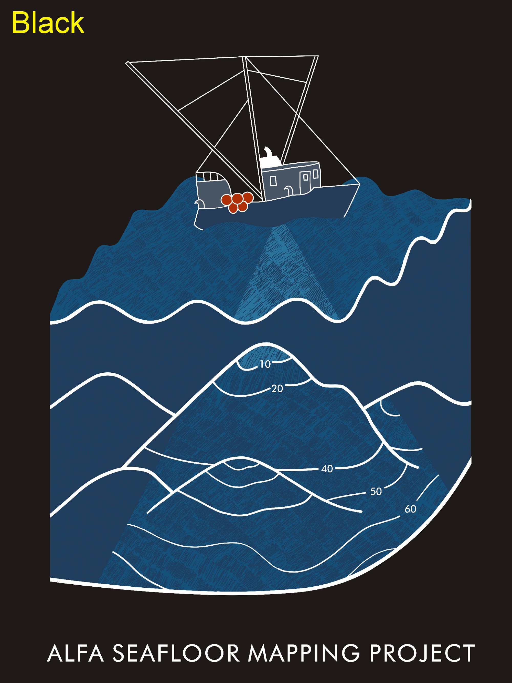 Women's Seafloor Mapping Short Sleeve Shirt